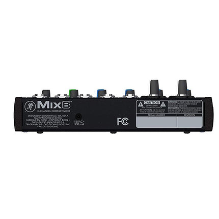 Mackie Mix8 8-channel Compact Mixer (MIX 8/MIX-8)