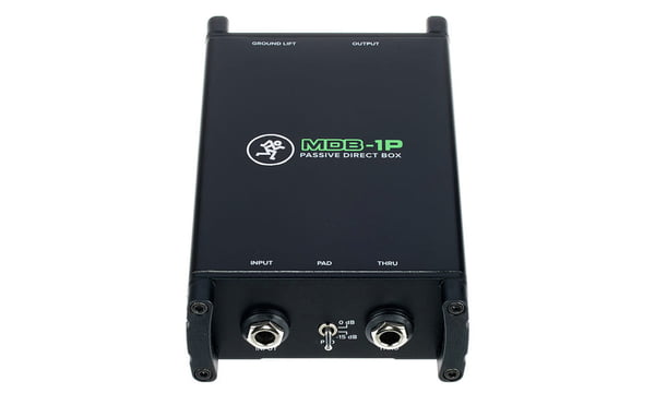 Mackie MDB-1P 1 Channel Passive Direct Box DI Box (MDB 1P/MDB1P)