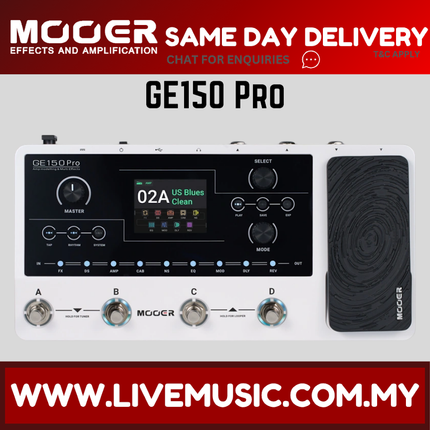 Mooer GE150 PRO Amp Modeling & Multi Effects ( GE-150 GE150PRO )