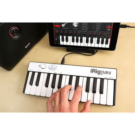 IK Multimedia iRig Keys Mini - 25 Key Universal Mini Keyboard Controller