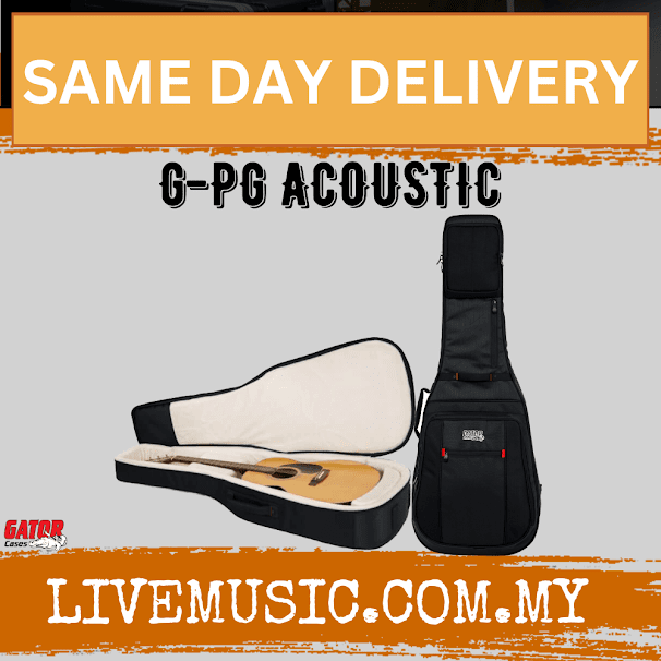 Gator G-PG ACOUSTIC ProGo Ultimate Gig Bag for Acoustic Guitar (GPGACOUSTIC)