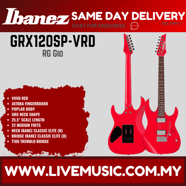 Ibanez GRX120SP Electric Guitar - ( GRX120SP-MLM GRX120SP-PBL GRX120SP-PVR )