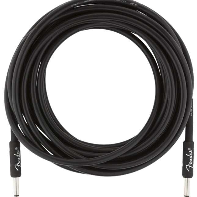 Fender Professional Series Instrument Cable, 25ft - Black