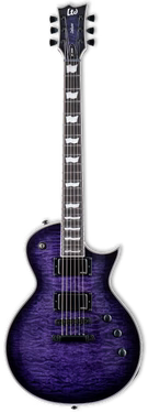 ESP LTD EC-1000 Left-handed Electric Guitar- See Thru Purple Sunburst ( EC-1000 EC1000 )