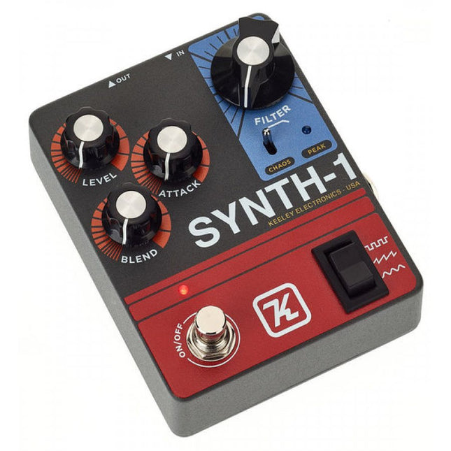 Keeley Synth-1 Reverse Attack Fuzz Wave Generator Guitar Effects Pedal (Synth1/Synth 1)
