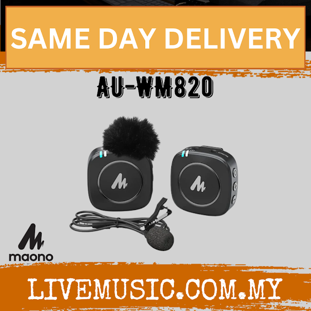 MAONO AU-WM820 2.4G Wireless Lavalier Microphone ( AU WM820 / AUWM820 )