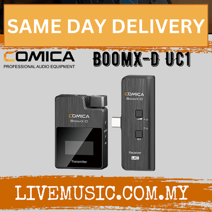 Comica Audio BoomX-D UC1 Ultracompact Digital Wireless Microphone System for Android Smartphones (BoomXDUC1)