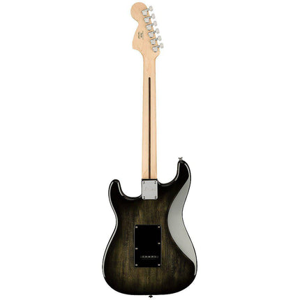 Squier Affinity Series HSS Stratocaster FMT Electric Guitar, Maple Fretboard - Black Burst