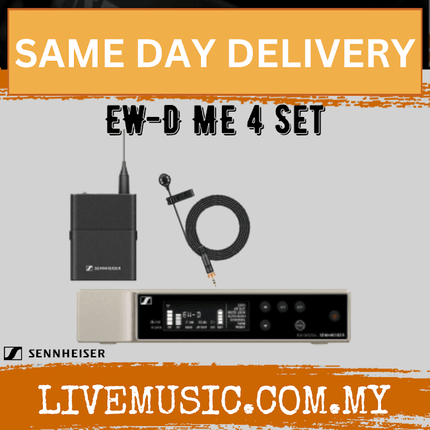 Sennheiser EW-D ME4 SET Digital Wireless Cardioid Lavalier Microphone System ( EWD EW-D ME4 SET )