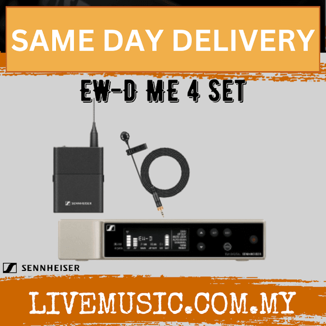 Sennheiser EW-D ME4 SET Digital Wireless Cardioid Lavalier Microphone System ( EWD EW-D ME4 SET )
