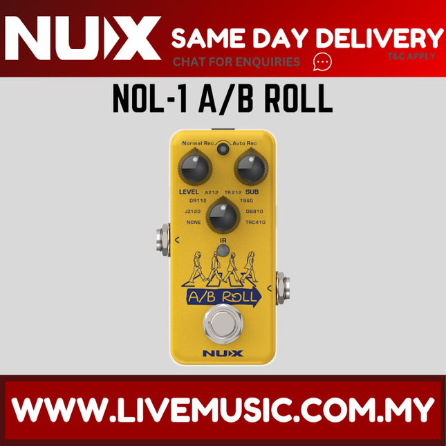NUX A/B ROLL Octave & Loop Guitar Effect Pedal ( ABROLL )