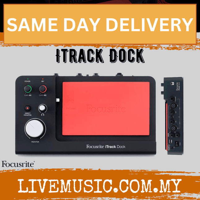 Focusrite iTrack Dock 2-channel iPad Recording Interface with Lightning Connector
