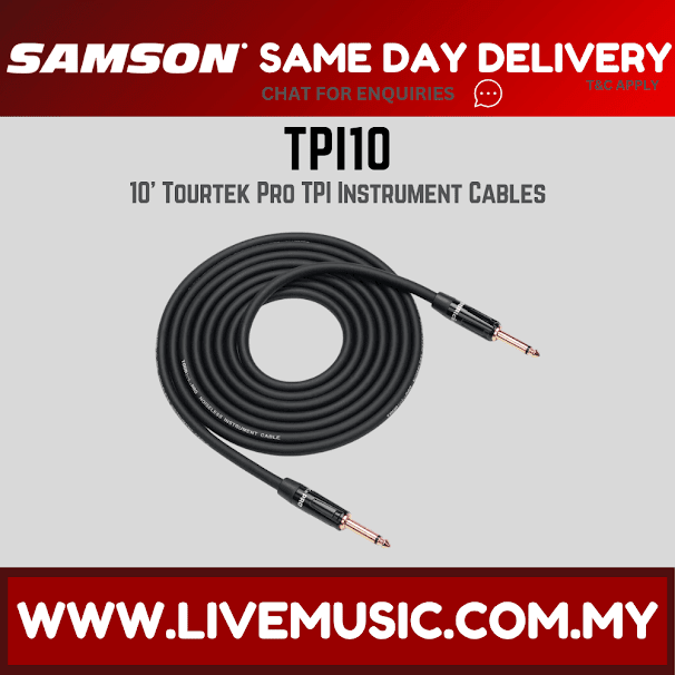 Samson Tourtek Pro TPIL10 Instrument Cables ( TPIL10 / TPIL10 )