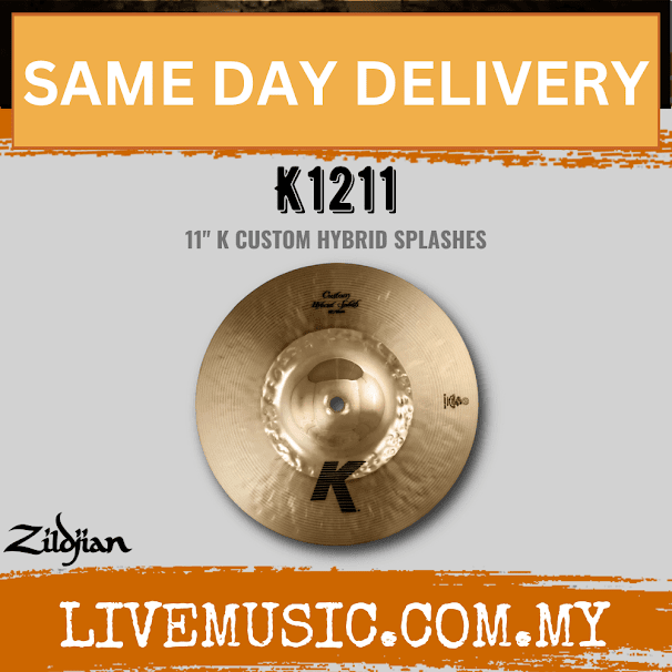 Zildjian 11" K Series Custom Hybrid Splash Cymbal (K1211)