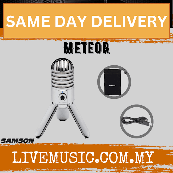 Samson Meteor Mic USB Studio Condenser Microphone (MeteorMic/Meteor-Mic)