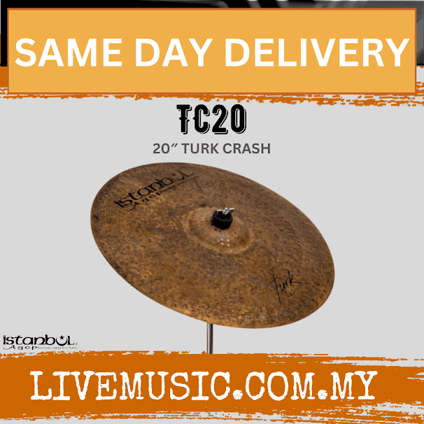 Istanbul Agop TC20 20" Turk Crash Cymbal (TC 20 / TC-20)