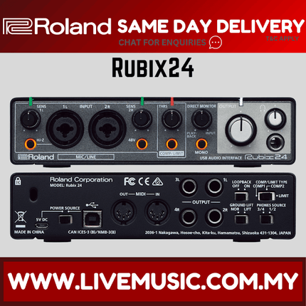 Roland Rubix24 - USB Audio Interface (RUBIX-24)
