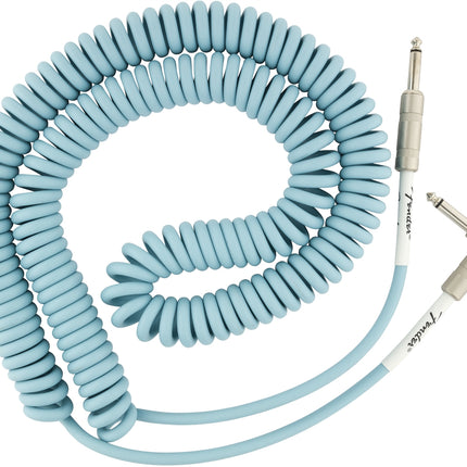Fender Original Series Coil Cable, 30ft - Daphne Blue