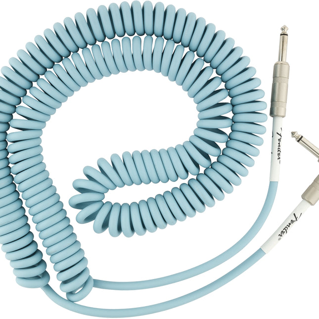Fender Original Series Coil Cable, 30ft - Daphne Blue