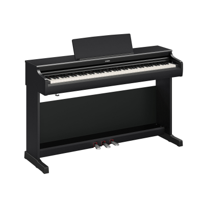 Yamaha Arius YDP-166 88-Keys Digital Piano w/Headphone, Dust Cover, Piano Bench And Adapter - Black (YDP166 / YDP 166) - Replace YDP165