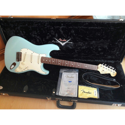 Fender Artist Jeff Beck Stratocaster Guitar, RW FB, Surf Green, w/Case