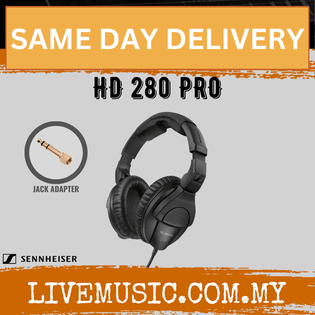 Sennheiser HD 280 Pro Closed-back Studio and Live Monitoring Headphones ( HD280 Pro / HD-280 Pro )