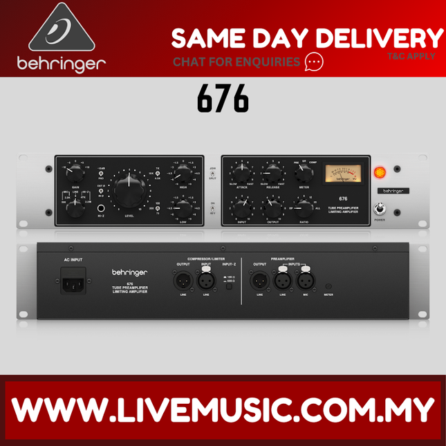 Behringer 676 Classic Vacuum Tube Preamplifier ( 676 )