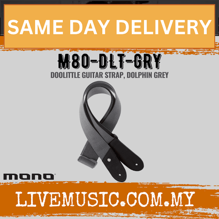 Mono M80 Doolittle Guitar Strap - Grey (M80-DLT-GRY)
