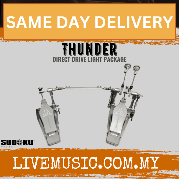 Sudoku Thunder Twin Drum Pedal Direct Drive