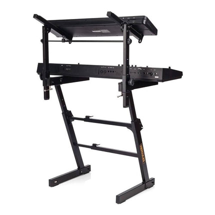 Hercules KS410B Auto-Lock Z-Style Keyboard Stand with EZ-Lok Tier (KS410B)