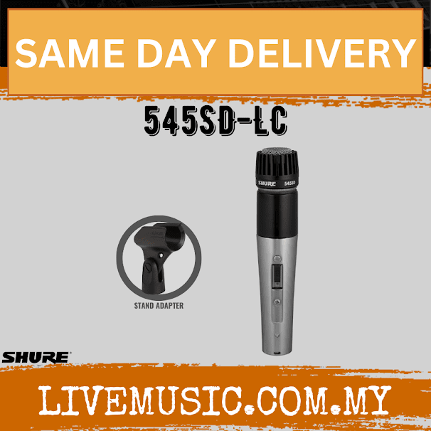 Shure 545SD-LC Classic Instrument Microphone (545SDLC 545-SD-LC)