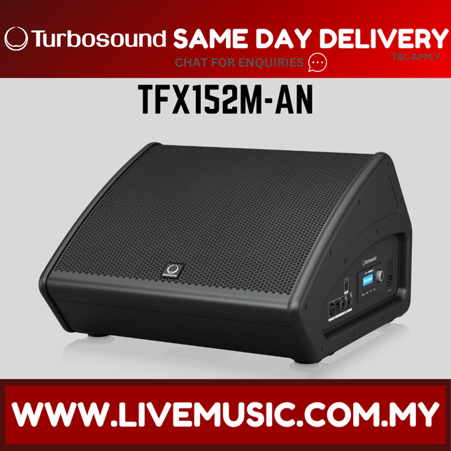 Turbosound TFX152M-AN 1100W 15'' 2-way Flashline Series Stage Monitor ( TFX152MAN / TFX152M AN )
