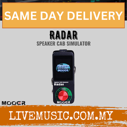Mooer Radar Speaker Cab Simulator Pedal