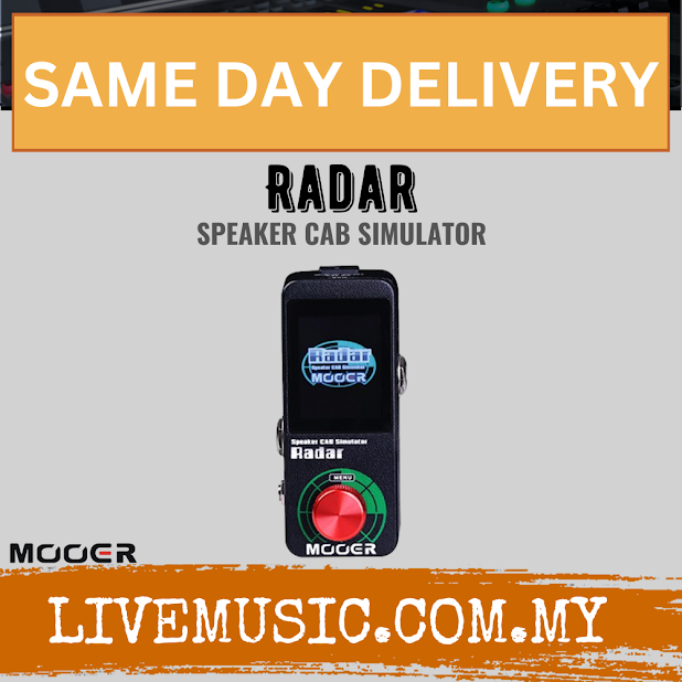 Mooer Radar Speaker Cab Simulator Pedal