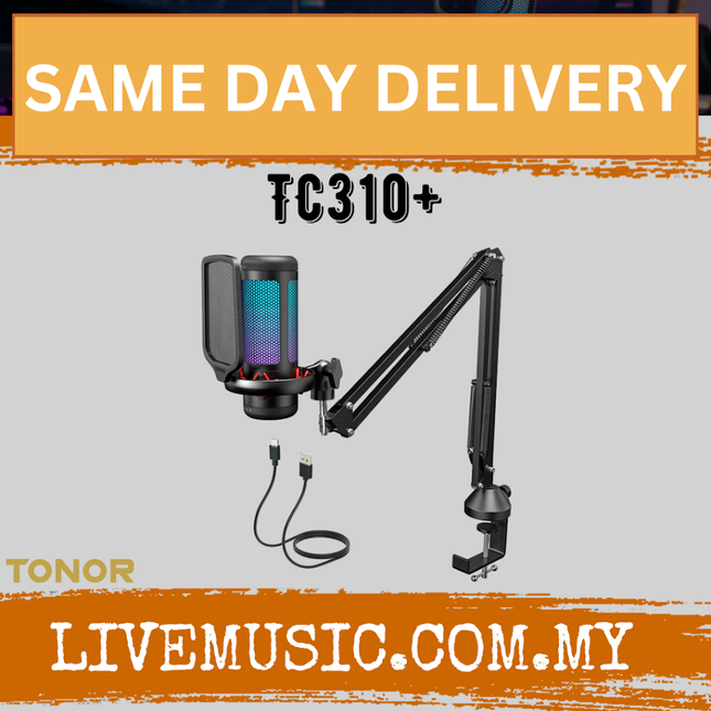 TONOR TC310+ RGB Condenser Mic With Boom Arm ( TC310PLUS / TC-310 )