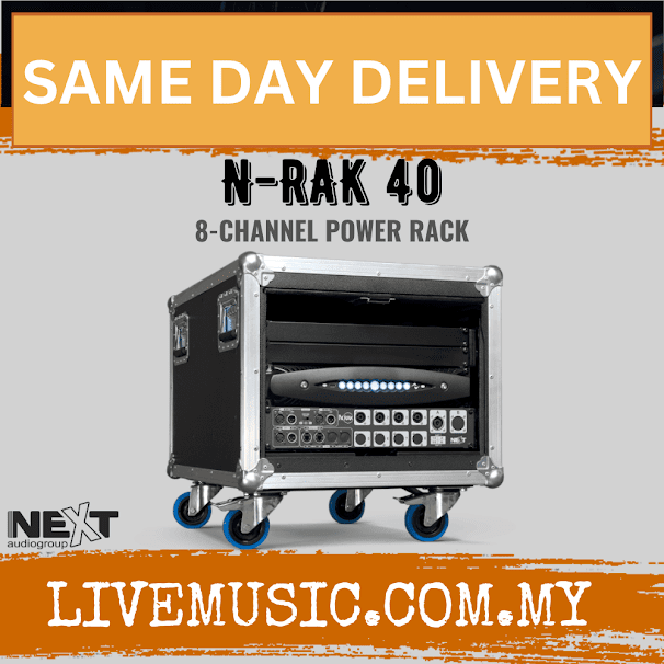 NEXT Audio N-RAK40 NEW 8-Channel Power Rack ( N RAK 40 / NRAK40 )