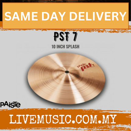 Paiste 10" PST 7 Splash Cymbal - 10 inch (PST7)
