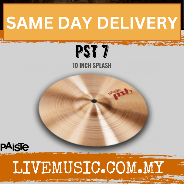 Paiste 10" PST 7 Splash Cymbal - 10 inch (PST7)