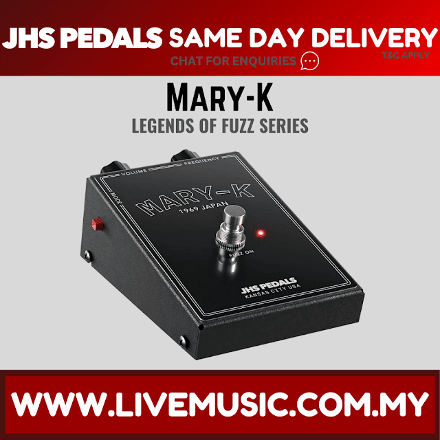 JHS Legends of Fuzz Series Mary-K Guitar Effects Pedal