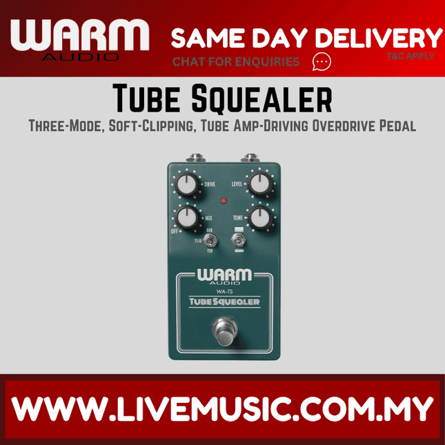 Warm Audio WA-TS Tube Squealer Overdrive Pedal — ( WA fTS WATS )