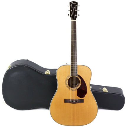 Fender PM-1E Standard Dreadnought Acoustic-Electric Guitar with Case - Natural