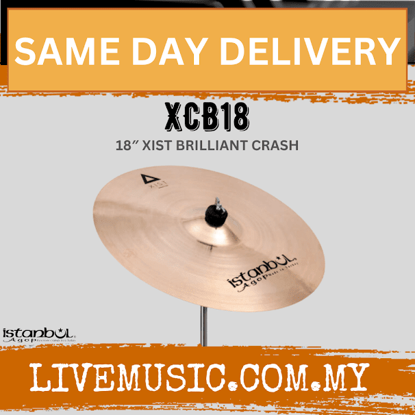 Istanbul Agop XCB18 18" Xist Crash Brilliant Cymbal (XCB-18/XCB 18)