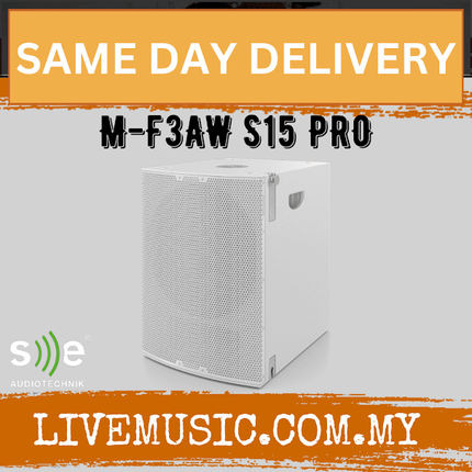 SE Audiotechnik M-F3A S15 PRO Active Subwoofer With DSP - White (S15PROW S15-PRO W)