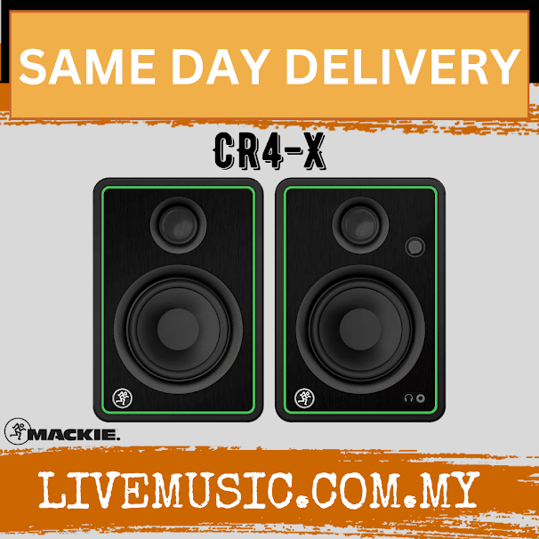Mackie CR4-X 4 inch Multimedia Monitors - Pair (CR4X/CR4 X)