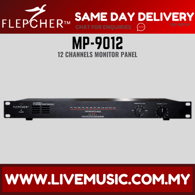 Flepcher MP-9012 12 Channels Monitor Panel ( MP9012 / MP 9012 )