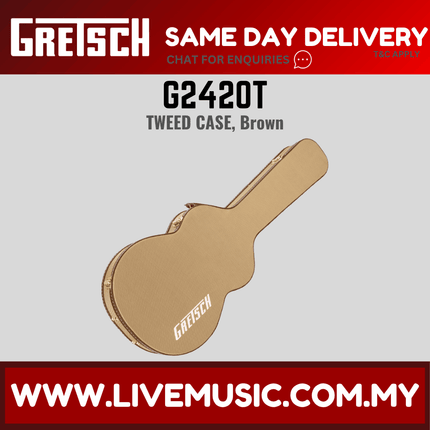 Gretsch G2420T Tweed Guitar Case, Brown