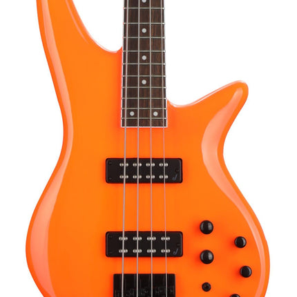 Jackson X Series Spectra SBX IV 4-String Bass Guitar, Laurel Fretboard - Neon Orange