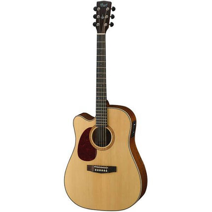Cort MR710F Left-Handed - Acoustic Guitar Rosewood Fretboard with Gig Bag - Natural Satin (MR 710F/MR-710F)