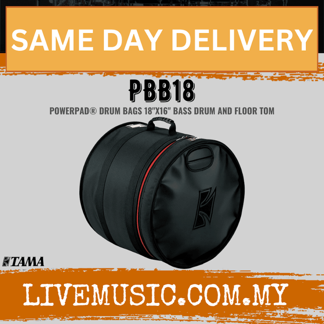 TAMA PBB18 POWERPAD Drum Bag 16x18inch Bass Drum ( PBB-18 / PBB 18 )