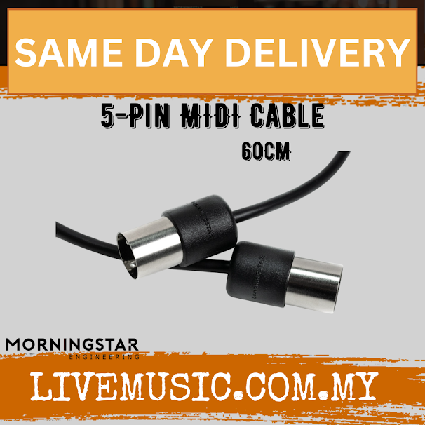 MORNINGSTAR DIN5 Midi Cable, 60CM — M50-MIDI-CABLE-60CM